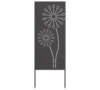 vidaXL Toile pare-vue jardin noir 50 x 140 cm