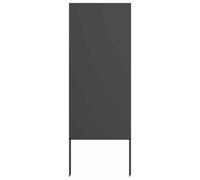 vidaXL Toile pare-vue jardin noir 50 x 140 cm