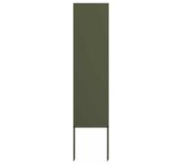 vidaXL Toile pare-vue jardin vert olive 32 x 140 cm