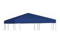 vidaXL Toile supérieure de belvédère 310 g/m² 3 x 3 m Bleu