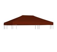 Vidaxl Toile Supérieure De Gazebo 310 G/M² 3x4 M Terre Cuite