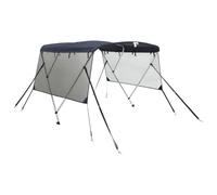 vidaXL Toit Bimini à 3 arceaux parois en Maille 183x(154-167) x137 cm