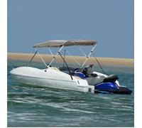 vidaXL Toit bimini à 3 arceaux parois latérales 183x(170-182)x137 cm 94824
