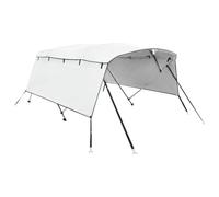 vidaXL 4-Bow Bimini-Top avec panneaux latéraux 243x(185-198)x137 cm