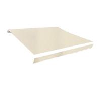 vidaXL Toit d'auvent toile crème 3 x 2,5 m (cadre non inclus) 141013