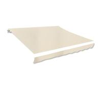 Vidaxl Toit D'auvent Toile Crème 3 X 2,5 M (Cadre Non Inclus)
