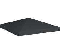 vidaXL Toit de pavillon 310 g/m² 3x3 m Gris