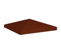 vidaXL Toit de pavillon 310 g / m² 3x3 m terre cuite