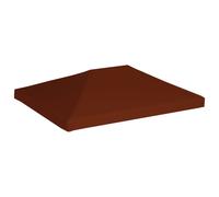 vidaXL Toit de pavillon 310 g / m² 3x4 m terre cuite