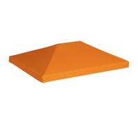 vidaXL Toit de pavillon 310 g/m² 4x3 m Orange