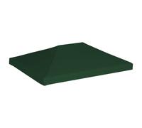 vidaXL Toit de pavillon 310 g/m² 4x3 m Vert