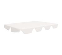 vidaXL Toit de Rechange de balançoire Blanc 188/168x145/110 cm