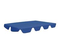 vidaXL Toit de Rechange de Balançoire Toit de Remplacement pour Balancelle Terrasse Jardin Extérieur Imperméable Bleu 188/168x145/110 cm