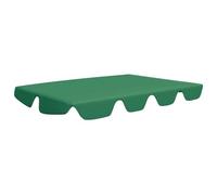 vidaXL Toit de Rechange de balançoire Vert 188/168x145/110 cm