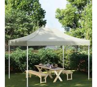 vidaXL Toit de tente de réception 4,5x3 m Crème 270 g/m