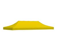 vidaXL Toit de tente de réception 6x3 m Jaune 270 g/m