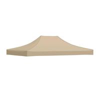 Toit de Tente de Réception - VIDAXL - Beige - 4,5x3 m - Résistant aux UV - Imperméable