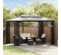 vidaXL Tonnelle avec moustiquaire 300x400 cm - Anthracite