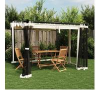 vidaXL Pavillon 4003908 3x3 m Acier avec parois en filet Crème