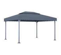 vidaXL Pavillon 400 x 300 cm Aluminium Anthracite