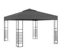 vidaXL Tonnelle de jardin 3 x 3 m Anthracite