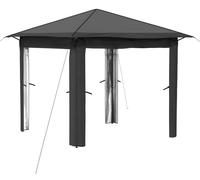 vidaXL Abri de jardin sans paroi 2,6 x 2,6 m Gris clair et anthracite 42036802