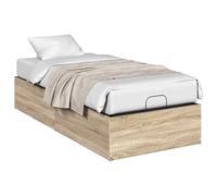 vidaXL Tour de lit pour sommier réglable en chêne Sonoma | Structure robuste avec une surface lisse. Dissimule le sommier à lattes réglable pour un aspect soigné