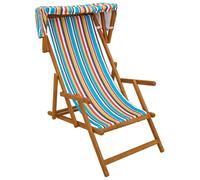 vidaXL : Transat 3 positions, en bois d'eucalyptus massif, disponible en plusieurs couleurs