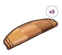 Trapmatten zelfklevend 5 st 65x21x4 cm bruin149836