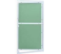 vidaXL Trappe d'accès vert et argent 55 x 105 cm