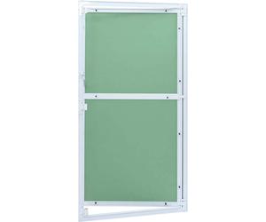 vidaXL Trappe d'accès vert et argent 55 x 105 cm