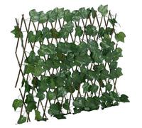 vidaXL Treillis de feuille de vigne artificiel extensible – Brise-vue d'intimité 190x60 cm