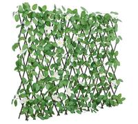 vidaXL Treillis de Lierre Artificiel Extensible, Écran de Clôture, Brise-vue d’Intimité, Décoration de Jardin Extérieur, Vert 186x70 cm