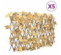 vidaXL Treillis feuille érable artificiel extensible