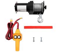 vidaXL Treuil électrique 12 V 907 kg Télécommande à câble