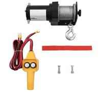 vidaXL Treuil électrique 12 V 907 kg Télécommande à câble