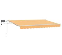 vidaXL Tringle à rideau extensible, couleur sable, 350 x 250 cm, en tissu et en aluminium