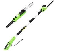 vidaXL Tronçonneuse/taille-haie télescopique 2 en 1 25/41 cm 710/550W