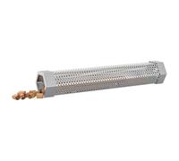 vidaxl Tube à fumer 2 pc 5 x 5 x 30 cm Acier Inox 304 Argenté