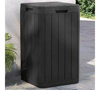 vidaXL Tuinafvalbak 38x38x65 cm polypropeen antracietkleurig364224 G