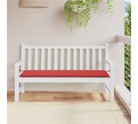 vidaXL Coussin de Banc de Jardin Rouge
