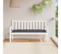 vidaXL Coussin de banc de jardin 150x50x7 cm tissu Oxford anthracite