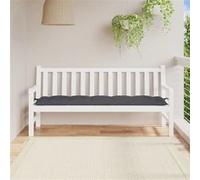 Vidaxl Coussin De Banc De Jardin Anthracite 180x50x7 Cm Tissu Oxford