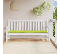 vidaXL Coussin de Banc de Jardin Noir