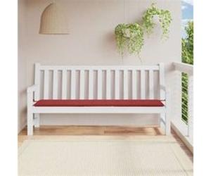 vidaXL Tuinbankkussen 200x50x3 cm oxford stof wijnrood314098 Rouge G