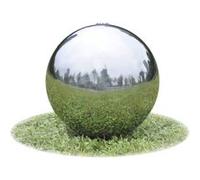 vidaXL Sphère de fontaine LED inox 40 cm