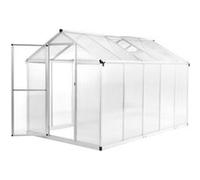 vidaXL Tuinkas 11,19 mÂ³ 302x190x195 cm aluminium45215 G