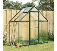 vidaXL Serre avec cadre de base 4005823 169x114x195 cm aluminium vert
