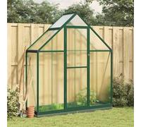 Vidaxl Serre Avec Cadre De Base Vert 169x58x202 Cm Aluminium