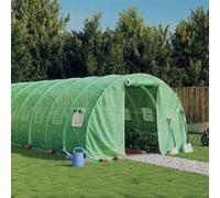 vidaXL Tuinkas met stalen frame 60 mÂ² 20x3x2 m groen3188047 Vert G